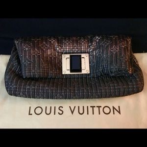 Authentic Louis Vuitton Jacquard Quilted Clutch